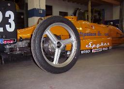 Formula car transport wheels