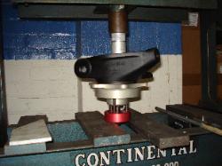 Van Diemen wheel hub press tool